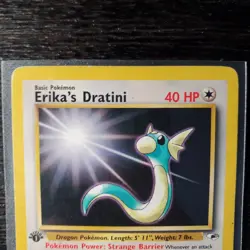 2000 Pokemon Gym Heroes 1st Edition Erika’s Dratini /132 Uncommon #42 LP/MP - Image 2