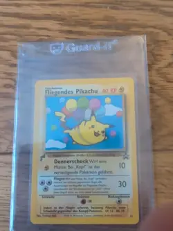 Fliegendes Pikachu Black Star Promo 25 World Collection - Flying Pikachu German - Image 1