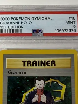 Pokemon TCG - Giovanni 18/132 1st Edition Holo PSA 9 MINT - 2000 Gym Challenge - Image 3
