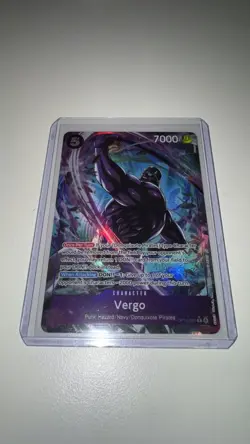 One Piece TCG Vergo Alt Art OP14-061 The Azure Seas Seven English - Image 1