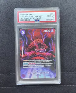 Eustass 'Captain' Kid SP OP07- 074 Alt Art PSA 10 English ONE PIECE OP05-074 - Image 4