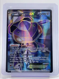 GENESECT EX 2016 POKEMON XY FATES COLLIDE ULTRA RARE FA 120/124 Q6233 - Image 1