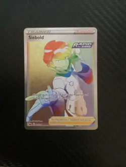 Siebold 221/198 Chilling Reign Full Art Secret Rainbow Rare Pokemon Card NM - Image 1