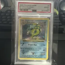 PSA 2.5 Gyarados 6/102 SHADOWLESS Base 1999 Holo Rare WOTC Pokemon TCG LOW POP - Image 1