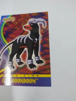 MINT 2001 topps Pokemon Johto League Champions Non Holo Foil #229 Houndoom - Image 2