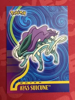 2001 Topps Pokemon Johto League Champions Non Foil #245 Suicune - Image 1