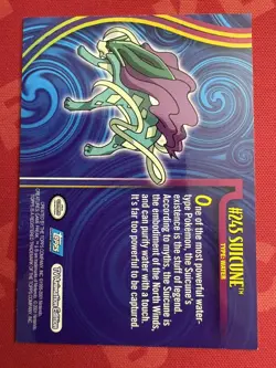 2001 Topps Pokemon Johto League Champions Non Foil #245 Suicune - Image 3