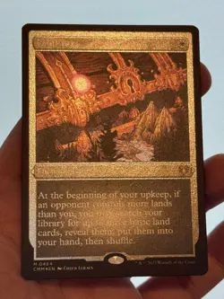 1X ETCHED FOIL Land Tax MINT MTG Magic CMM Commander Masters Mythic Staple CEDH - Image 2