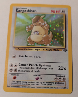 Kangaskhan 5/64 - Jungle Unlimited Holo Rare WOTC Pokemon TCG LP - Image 1