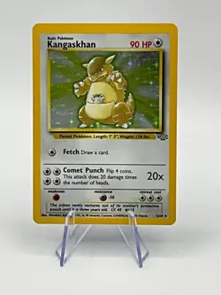 Pokemon TCG Kangaskhan Holo Rare Jungle Unlimited 5/64 Vintage WOTC 1999 HP - Image 1