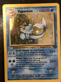 1999 Pokemon Jungle Snorlax #11 Holo PSA 8 NM-MT, Vaporeon And Electrode Holos - Image 3