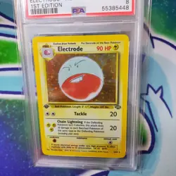 Jungle Electrode Holo 1st Edition PSA 8 NM-MT 1999 Pokemon Jungle #2 - Image 5
