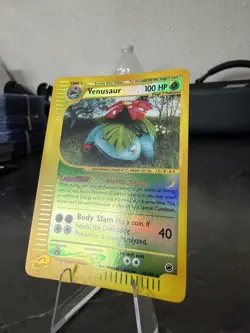 Pokemon TCG Venusaur Expedition Base Set, Reverse Holo Rare Card 30/165 - Image 1