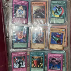 Yu-Gi-Oh Binder Plus 81 Cards. Vintage - Image 2
