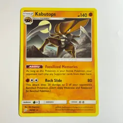 Kabutops 78/181 Rare Regular Card SM - Team Up Pokemon TCG LP - Image 1