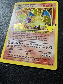 Pokemon TCG Charizard 25th Celebrations Holo Rare Card 4/102 MINT - Image 2