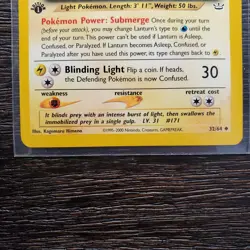 Pokemon Card - Neo Revelation 32/64 - LANTURN (uncommon) 1st Edition LP - Image 3