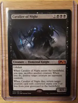 Cavalier of Night - Core Set 2020 (M20) - Mythic Rare - Magic the Gathering MTG - Image 1