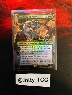 Miku, Voice of Power - Freyalise, Llanowar's Fury (Rainbow Foil) Secret Lair MTG - Image 1