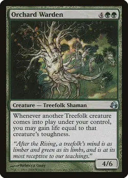 Orchard Warden 1x MtG Morningtide SP/NM - Image 1