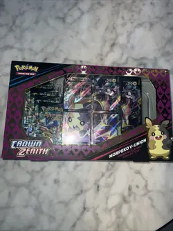 English Pokemon - Crown Zenith - Morpeko V-Union Premium Playmat Collection Box - Image 1