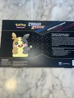 English Pokemon - Crown Zenith - Morpeko V-Union Premium Playmat Collection Box - Image 2