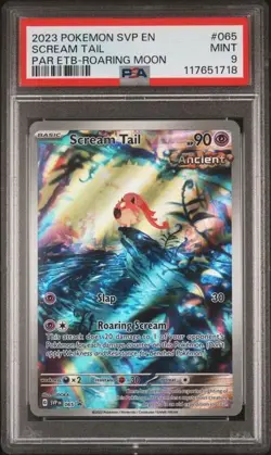 2023 POKEMON SVP EN-SV BLACK STAR PROMO 065 SCREAM TAIL - PSA 9 - MINT - Image 1
