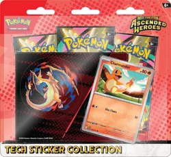 Pokemon TCG Mega Evolution Ascended Heroes Tech Sticker Collection Charmander - Image 1