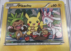 CGC 8.5 2016 POKEMON XY BLACK STAR PROMO BREAKPOINT BLISTERS #XY95 PIKACHU-HOLO - Image 2