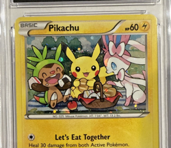 CGC 8.5 2016 POKEMON XY BLACK STAR PROMO BREAKPOINT BLISTERS #XY95 PIKACHU-HOLO - Image 3