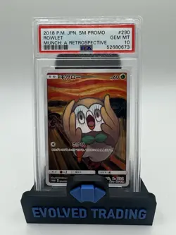 PSA 10 Rowlet Munch Retrospective Japanese 290/SM-P Promo Pokemon - Image 2