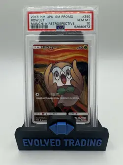 PSA 10 Rowlet Munch Retrospective Japanese 290/SM-P Promo Pokemon - Image 3
