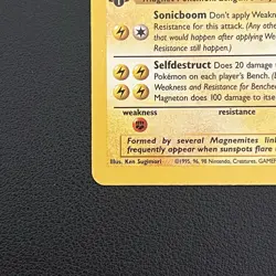 Pokemon TCG Magneton Fossil 26/62 Rare 1st Edition - MP - Image 5