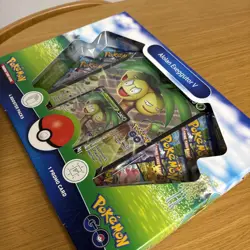 Pokemon Go Alolan Exeggutor V Collection Box 4 Booster Pack Set Sealed - Image 3
