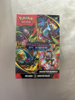 Phantasmal Flames Booster Bundle-Pokemon TGC-Mega Evolutions-SEALED - Image 1