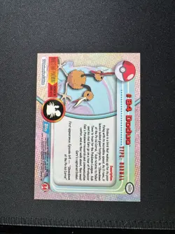 2000 Pokemon Doduo #84 [Non-Holo] Topps Blue Label - Image 5