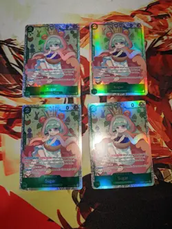 One Piece TCG Sugar OP04-024 Kingdoms of Intrigue NM Playset 4x - Image 1