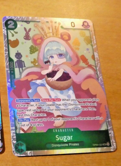 ONE PIECE ENGLISH CARD HOLO GAME CARTE SUGAR OP04-024 EN TCG NM - Image 1