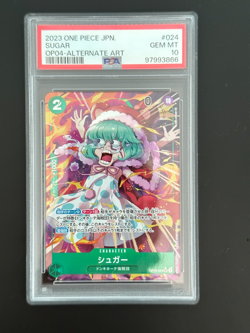 Sugar - 2023 One Piece Card Game JPN. TCG CCG OP04-Alternate Art OP04-024 PSA 10 - Image 1