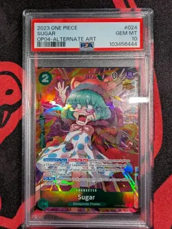 One Piece TCG - Sugar OP04 #024 Alternative Art - PSA 10 GEM MT - Image 1