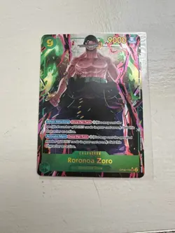 One Piece Wings of the Captain Roronoa Zoro OP06-118 Secret Rare SEC Alt Art - Image 1