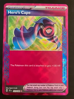 LP Hero's Cape 152/162 SV05: Temporal Forces Holo Pokemon ACE SPEC - Image 1