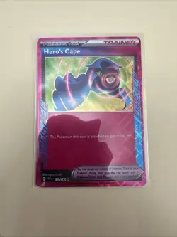 Hero's Cape 152/162 Ace Spec Rare SV05: Temporal Forces NM/M Pokemon TCG - Image 1