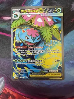Mega Venusaur ex - 155/132 - Ultra Rare - Mega Evolutions - Pokemon Card - NM/M - Image 1
