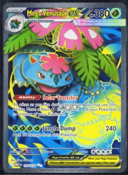 MEGA VENUSAUR ex 155/132 Secret Rare Pokemon Card (NM/M) Mega Evolutions - Image 1