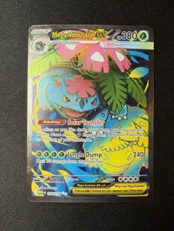 Mega Venusaur EX 155/132 Full Art NM/M Mega Evolution Pokemon Card - Image 1