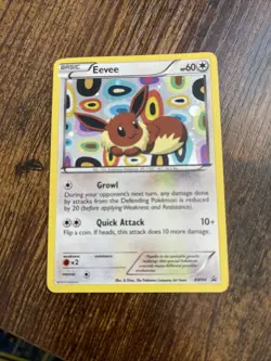 Pokemon Eevee TCG Black White Holo Promo Card BW94 - Image 1