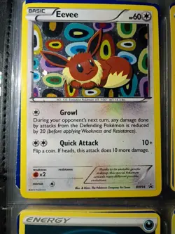 Pokemon Eevee BW94 Black & White Promo Holo Card Pokemon TCG - Image 1