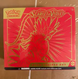 Pokemon TGC Scarlet and Violet Elite Trainer Box ETB Koraidon NEW FACTORY SEALED - Image 1