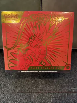 Pokemon TGC Scarlet and Violet Elite Trainer Box ETB Koraidon NEW FACTORY SEALED - Image 1